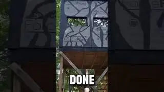 The BEST deer blind EVER is finished!