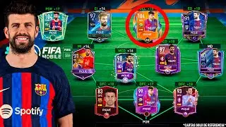 Uso Todas las cartas de GERARD PIQU&Eacute; en FIFA MOBILE
