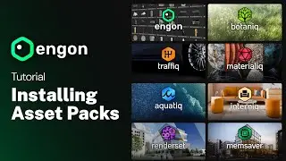 Как установить пакеты ресурсов Engon | Учебное пособие по Blender paq