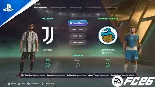 Fc 26 - Juventus vs Inter Milan  - Ps5 Gameplay Full Match | 4K 60fps 