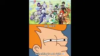 Something's not Right 👀🤔 | #genshinimpact #genshinmeme #genshinshorts