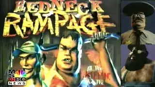 News report on Redneck Rampage (Violence in Video Games) #retrogaming #fps #redneckrampage #90s