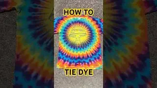 How to tie dye DNA pattern