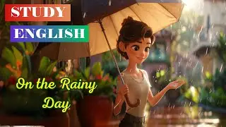 On the rainy day, Practice English listening skills and speaking skills