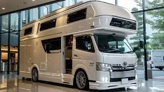 Внутри двухэтажного кемпера Toyota Double Decker Camper 2026 года стоимостью 145 000 долларов — ч...