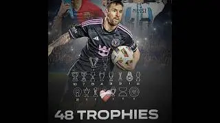 Messi&rsquo;s 48th trophy😱#viral #football #mls #messi #intermiami #mlscup #48th #Wesley_C_jr