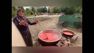 Salça nasıl yapılır. Salcamiz oldu devamı geliyor bakın neler yaptık 🍅