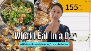 What I Eat In a Day Pre Diabetes Edition & Testing My Blood Sugar (High Blood Sugar Reading YIKES!)