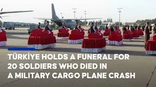 Turkish soldiers from cargo plane crash commemorated in Ankara