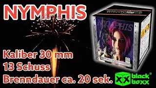 Nymphis &ndash; Titangold-Feuert&ouml;pfe & Goldflimmer | 13 Schuss | 30 mm | #EventPyrotechnik #FireworkShop