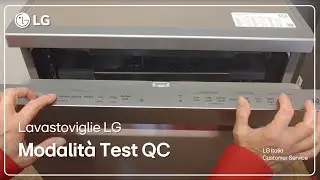 LG dishwasher | How to activate the LG QuadWash &trade; LG dishwasher QC Test Mode