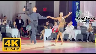 Dave Firestein & Kennedy Eaton | Cha Cha | Am Lat, MANHATTAN DANCE CHAMPIONSHIPS 2025