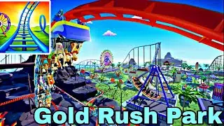 REAL COASTER IDLE GAME | UNLOCK Gold Rush Park| UNLOCK RIDE | GAMEPLAY