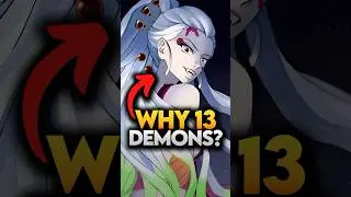 Hidden Meaning behind 13 Demons known as 12 Kizuki! Demon Slayer Explained #demonslayer #shorts