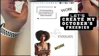 Let's Create Transparent Stickers Using Copilot,, Canva, and Goodnotes 6 | October's Freebies