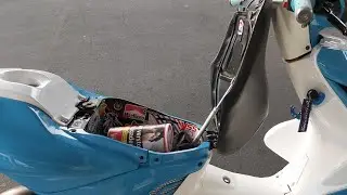 yamaha aerox saddle open automatic