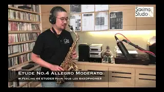 〈 Etude No.4 〉from 48 ETUDES / W.Ferling / Saxophone Classique 🎻