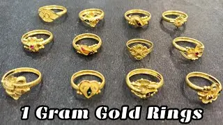 1 Gram Gold Rings 2025 | Handmade Jewellery