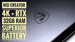 2021 MSI Creator 15.6 4k Review | Best Content Creation Laptop?
