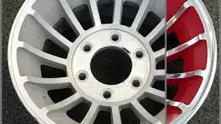 Custom Finish on a 56 Chevy Truck Wheel by California Chrome Wheel