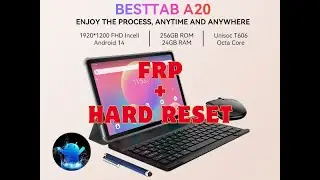 ✔️ BestTab A20 - FRP & Hard Reset.. By Avengers.. 🔥