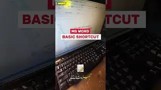 MS Word Basic Shortcut | MS Word For Beginners Shortcut