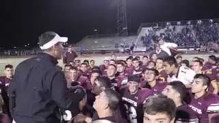 Los Fresnos Falcons Celebrate Playoff Victory