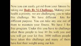 Get Slim By Taking Body By Vi Challenge