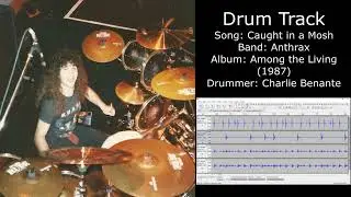 Caught in a Mosh (Anthrax) • Drum Track