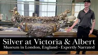 Antique Museum Quality Silver at The Victoria and Albert Museum in London England + Elkington
