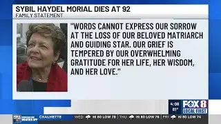 Civil rights activist Sybil Morial, wife of New Orleans&rsquo; first Black mayor, dead at 91