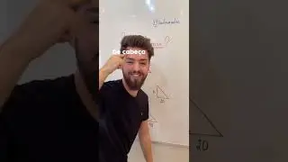 O segredo para fazer a HIPOTENUSA de cabe&ccedil;a #shorts