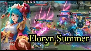 Coba Skin Summer Floryn ... Bagus Bener Ini Skin 👍 #florynmobilelegends #florynmlbb