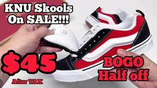 Unboxing my $45 Red KNU Skools!