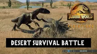 DESERT SURVIVAL BATTLE 🦖 | Dinosaurs Fight for Survival in the Burning Sands