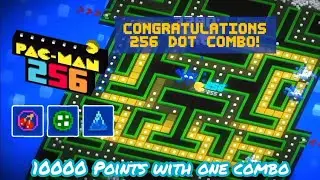 10000 Points with ONE COMBO IN PAC-MAN 256 - Cherries, Regen and Shatter Power-ups