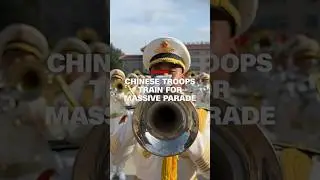 Chinese troops train for massive parade