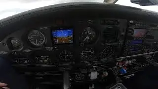 Piper Arrow 3 cockpit with Garmin G5, GNS430W, CGR30P Auckland New Zealand