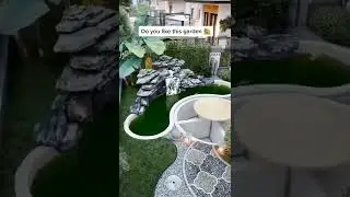 Garden Decoration Design | #housedesign  #yarddesign #gardendesign #shorts #youtubeshorts