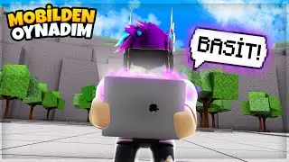 TSB'yi TELEFONDAN Oynadım! *MOBİL ÇOK ZOR* | Roblox The Strongest Battlegrounds