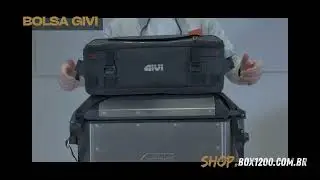 Bolsa De Carga Givi X-line Xl01 20L P/ cima de Ba&uacute; Lateral - Shop. Box1200.com.br