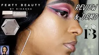 FENTY BEAUTY DIAMOND BOMB & DIAMOND MILK REVIEW & DEMO