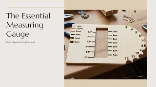 Multi-Function Measuring Gauge for Jewelry Making & Product Photography | 4 Tools in One