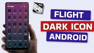 Best Flight Dark Icon Pack App for Android