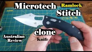 Microtech  Stitch CLONE  Knife Australian review  G10 handle