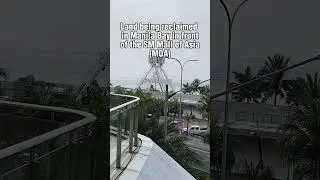 Land being reclaimed from Manila Bay in front of SM MOA