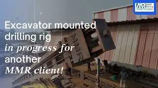 Excavator Mounted Drilling Rig in Action | Powerful & Efficient Drilling Solution!