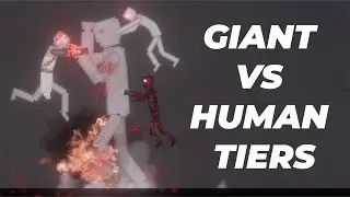 Giants Vs Human Tiers | People Playground