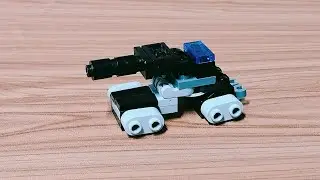 Mini Lego robot Transformer Megatron Tank 
