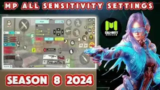 MP Cod Mobile New Season 8 Sensitivity Settings S8 2024 ✅💯